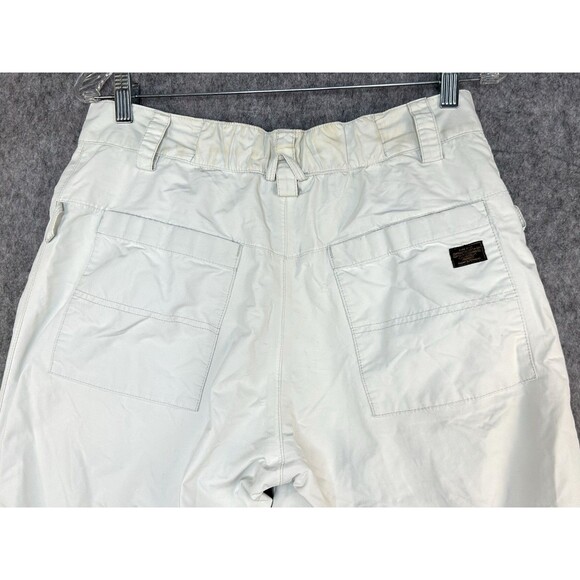 Burton Women’s Size Medium Ivory/Tan Water Resistant Ski Snowboarding Pants - Picture 5 of 12